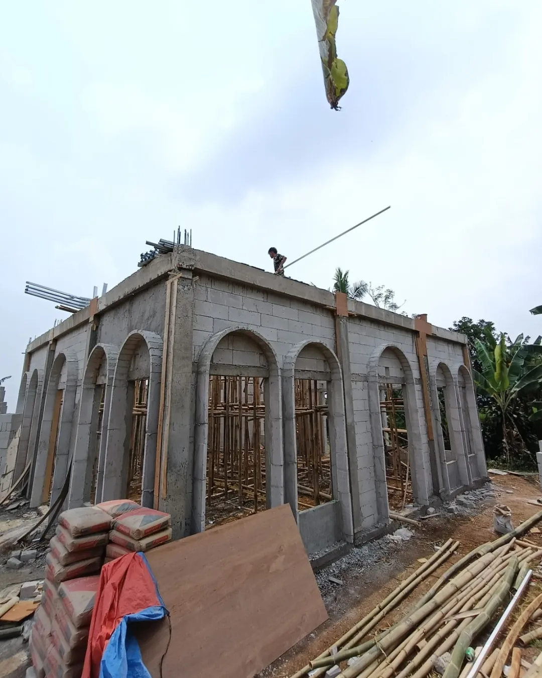 Gedung TABS Gadog Bogor yang sedang dibangun